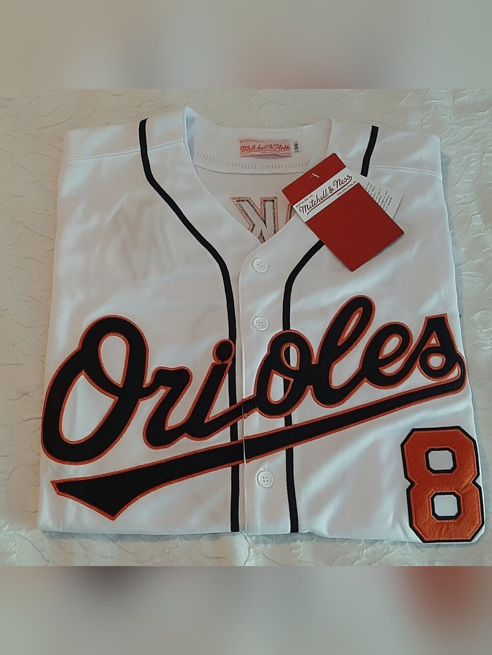 Mitchelle & Ness Cooperstown Collection Vintage Baltimore Orioles #8 Jersey